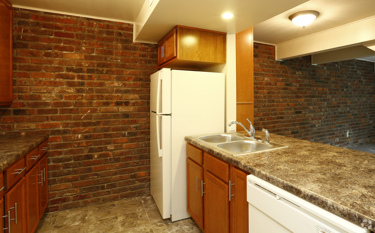 Village townhome kitchen